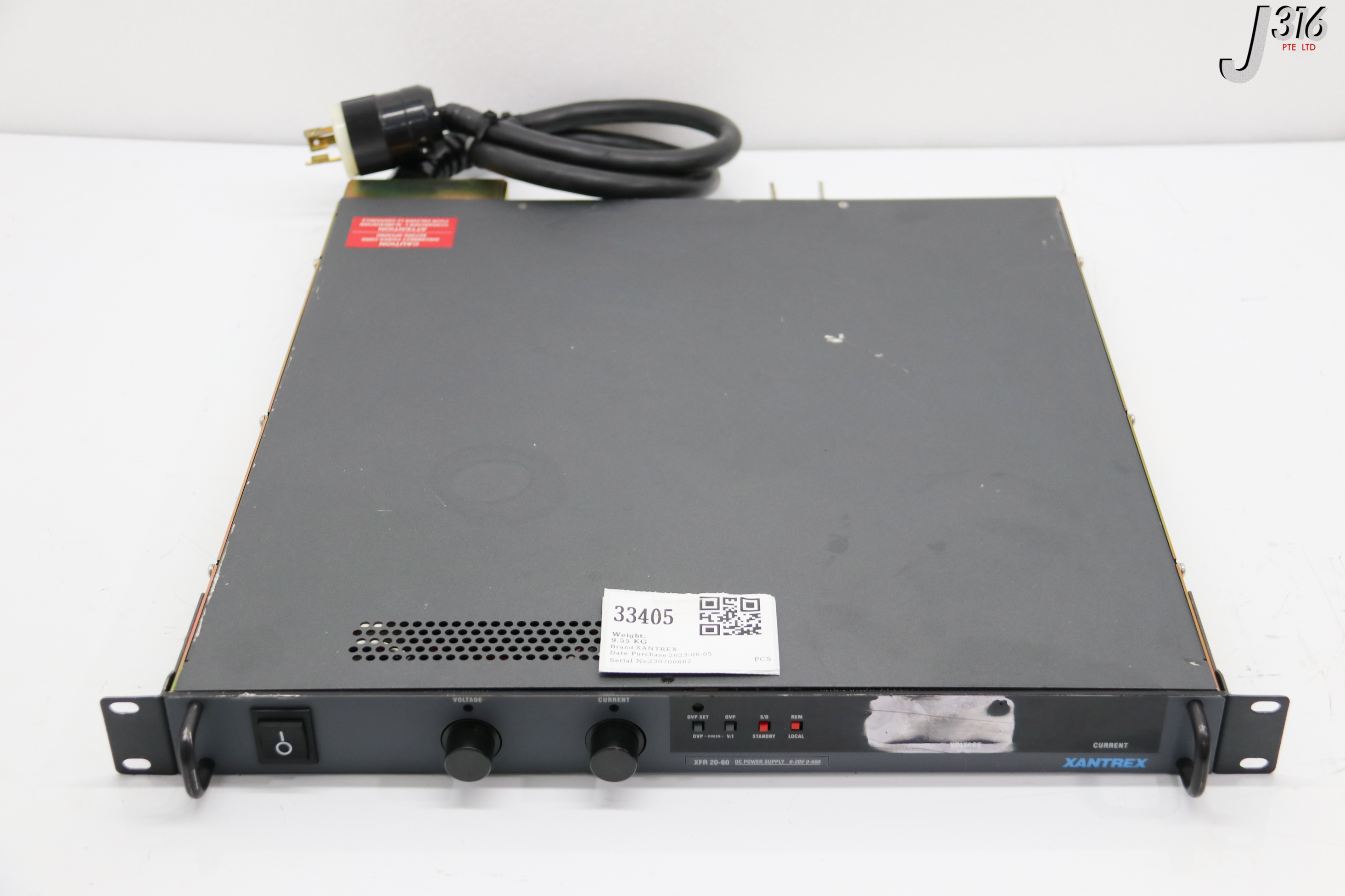 は 33405 XANTREX PROGRAMMABLE DC POWER SUPPLY, 20V 60A XFR 20-60 | eBay